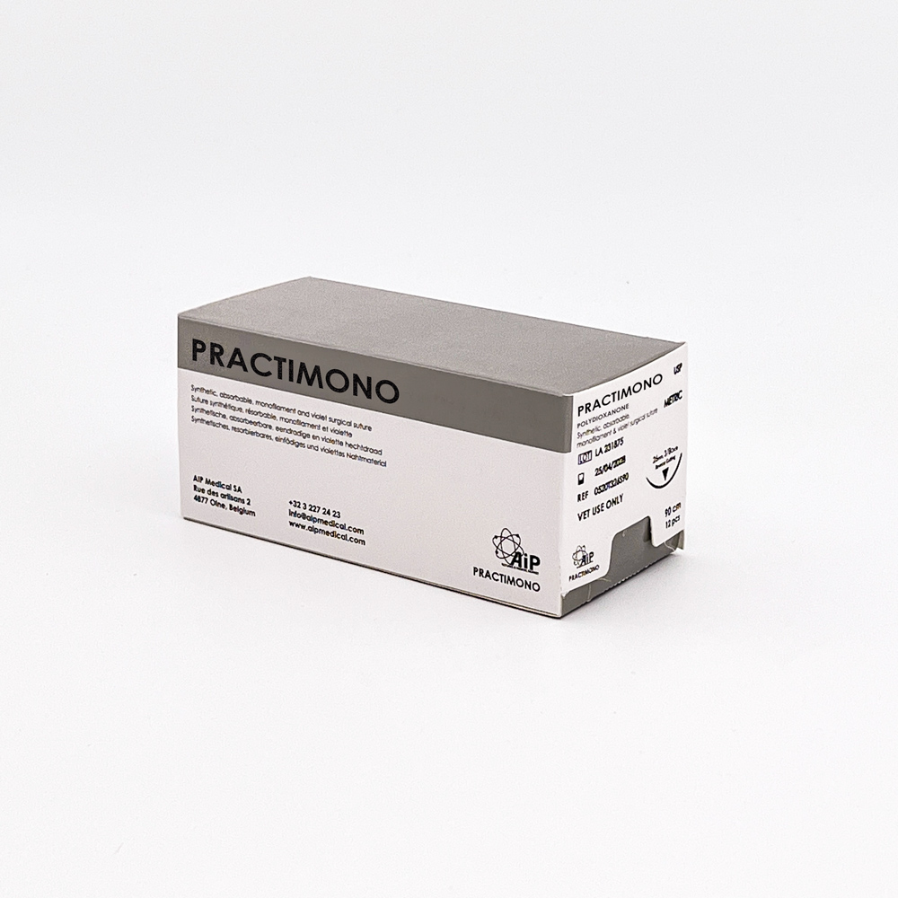 [0540T319S90] Practimono (EP1.5, USP4/0, 90cm, 3/8c ▽ 19mm)